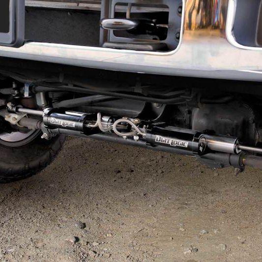 Fabtech FTS221162 - FABFTS221162 - Fabtech 05-21 Ford F250/350 4WD Dual Steering Stabilizer System (Opposing Style) w/DL 2.25 Res Shock - Shipped in Europe - Tuningsupply.com