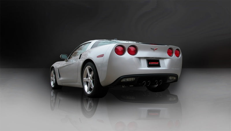 CORSA Performance 14169BLK - COR14169BLK - Corsa 2005-2007 Chevrolet Corvette C6 6.0L V8 Black Sport Axle-Back Exhaust - Shipped in Europe - Tuningsupply.com