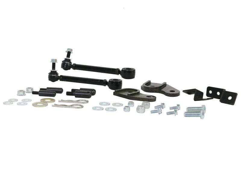 Whiteline KLC237 - WHLKLC237 - Whiteline 07-17 Jeep Wrangler / JK Front Sway Bar Link Kit - Shipped in Europe - Tuningsupply.com