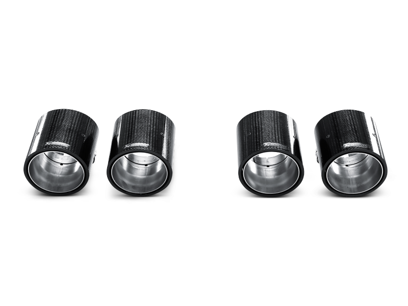 Akrapovic TP-CT/5 - AKRTP-CT/5 - Akrapovic 11-12 BMW 1 Series M Coupe (E82) Tail Pipe Set (Carbon) - Shipped in Europe - Tuningsupply.com