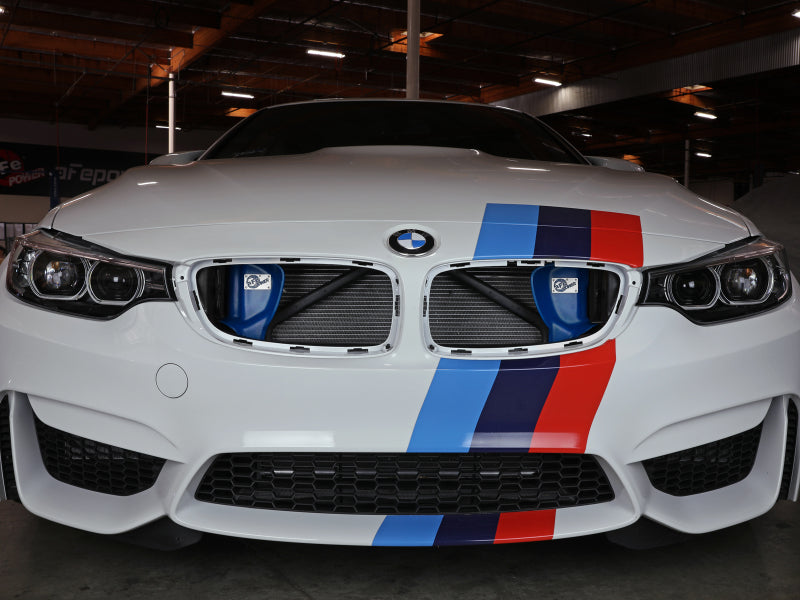 aFe 54-13032SL - AFE54-13032SL - aFe Magnum FORCE Dynamic Air Scoop 15-18 BMW M3/15-20 M4 - Blue - Shipped in Europe - Tuningsupply.com