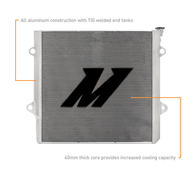 Mishimoto MMRAD-GX460-10 - MISMMRAD-GX460-10 - Mishimoto 10-23 Lexus GX460 4.6L Performance Aluminum Radiator - Shipped in Europe - Tuningsupply.com