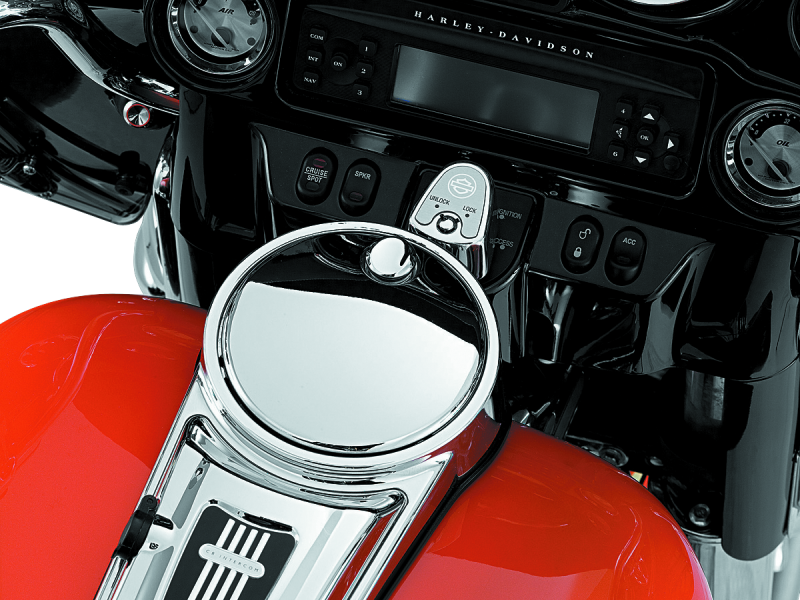 Kuryakyn 1467 - KUR1467 - Kuryakyn Push-Button Fuel Door Latch Chrome - Shipped in Europe - Tuningsupply.com