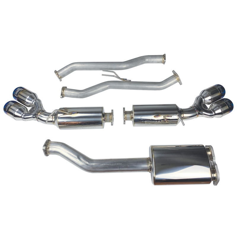 Injen - INJSES1386TT - Injen 10-13 Hyundai Genesis Coupe 2.0L(t) 4cyl SS Exhaust w/ 76mm Y-Pipe Resonator/Molded SS Flanges - Shipped in Europe - Tuningsupply.com