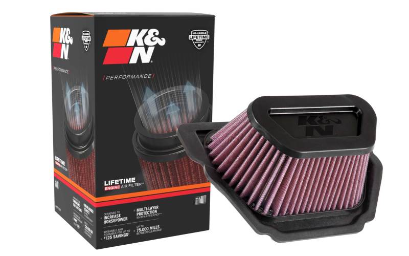 K&N Engineering YA-1020 - KNNYA-1020 - K&N 20-23 Yamaha YZF R1/M 998 Replacement Air Filter - Shipped in Europe - Tuningsupply.com