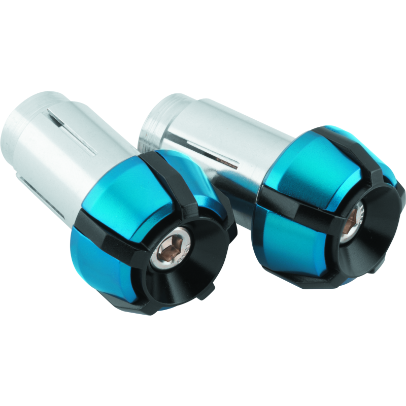 BikeMaster 152153 - BKM152153 - BikeMaster Anti-Vibration Bar Ends - Black/Blue - Shipped in Europe - Tuningsupply.com