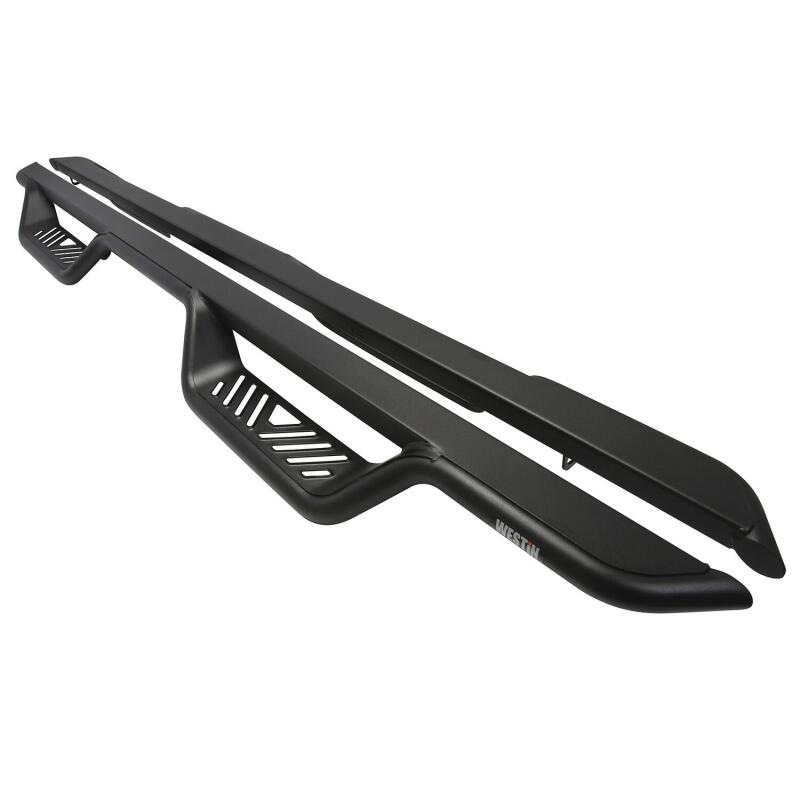 Westin 20-11335 - WES20-11335 - Westin 1999-2016 Ford F-250/F-350/F-450/F-550 Crew Cab Outlaw Drop Nerf Step Bars Textured Black - Shipped in Europe - Tuningsupply.com