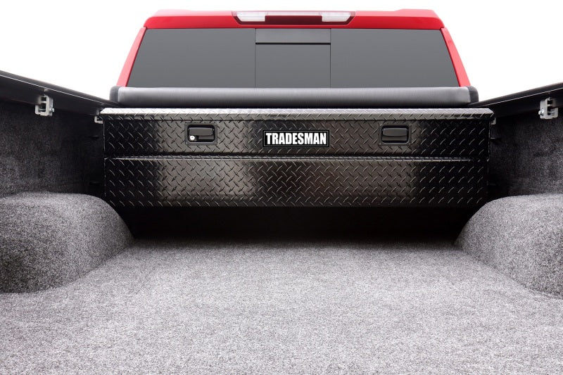 Tradesman - TRA79456 - Tradesman Aluminum Flush Mount Truck Tool Box (56in.) - Black - Shipped in Europe - Tuningsupply.com