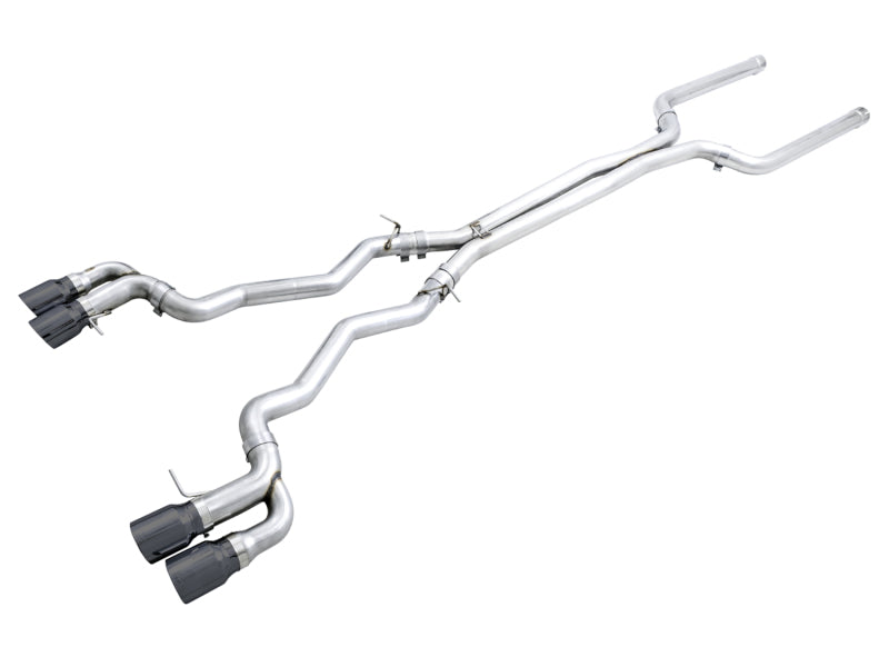 AWE Tuning 3020-43078 - AWE3020-43078 - AWE Tuning 18-19 BMW M5 (F90) 4.4T AWD Cat-back Exhaust - Track Edition (Diamond Black Tips) - Shipped in Europe - Tuningsupply.com