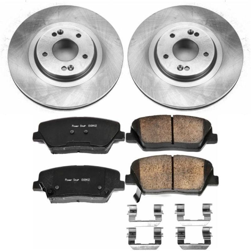 PowerStop KOE7064 - PSBKOE7064 - Power Stop 13-18 Hyundai Santa Fe Sport Front Autospecialty Brake Kit - Shipped in Europe - Tuningsupply.com