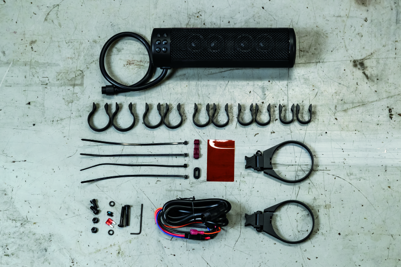 Kuryakyn 2720 - KUR2720 - Kuryakyn Road Thunder Plus Sound Bar Satin Black - Shipped in Europe - Tuningsupply.com