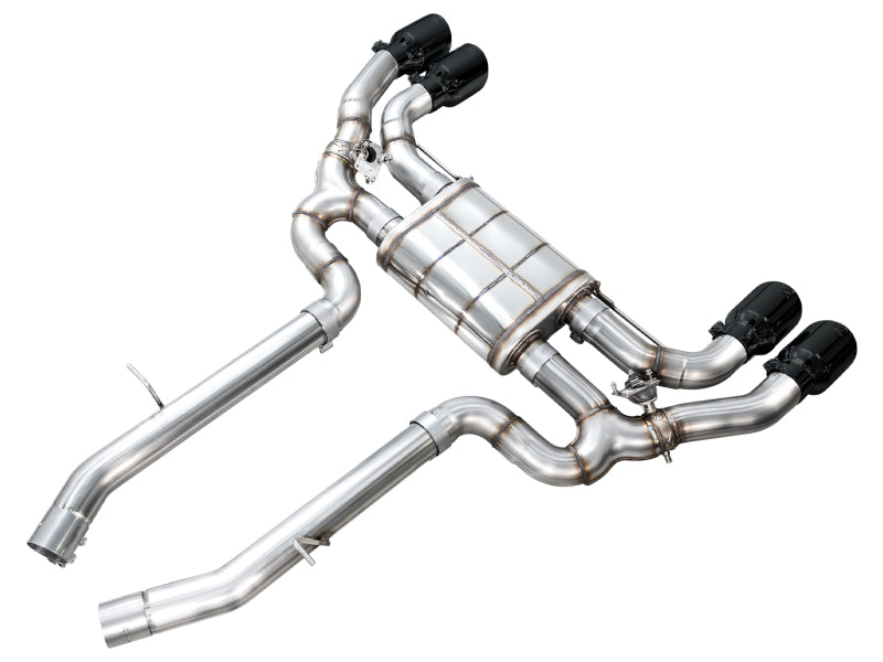 AWE Tuning 3025-43301 - AWE3025-43301 - AWE Tuning 20-25 BMW X3 M/M Comp (F97) AWD SwitchPath Axle-Back Exhaust - Diamond Black Tips - Shipped in Europe - Tuningsupply.com