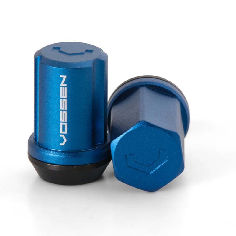 Vossen LUG-N1450-BL - VOSLUG-N1450-BL - Vossen 35mm Lug Nut - 14x1.5 - 19mm Hex - Cone Seat - Blue (Set of 20) - Shipped in Europe - Tuningsupply.com