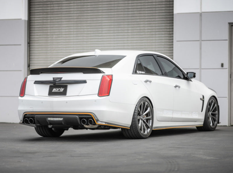 Borla 140754BC - BOR140754BC - Borla 16-18 Cadillac CTS-V 6.2L V8 2.75in Diameter S Type Catback Exhaust w/ Valves Black Chrome Tip - Shipped in Europe - Tuningsupply.com