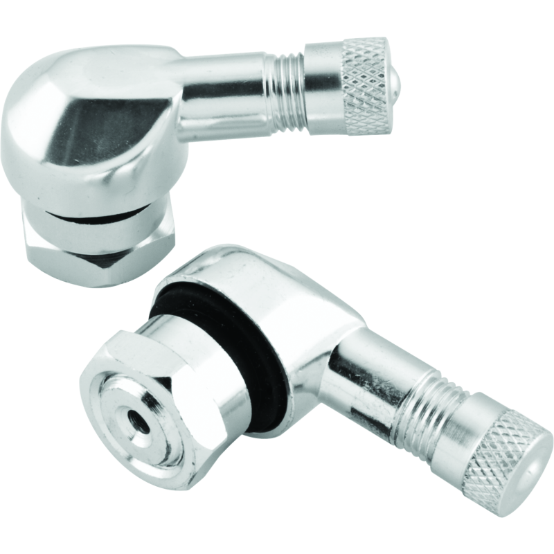 BikeMaster 151790 - BKM151790 - BikeMaster Valve Stem 2/Piece Pack Silver - Shipped in Europe - Tuningsupply.com