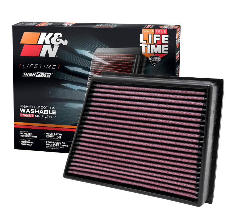 K&N Engineering 33-2466 - KNN33-2466 - K&N Replacement Air Filter for 11-12 GMC Sierra / Chevy Silverado - Shipped in Europe - Tuningsupply.com