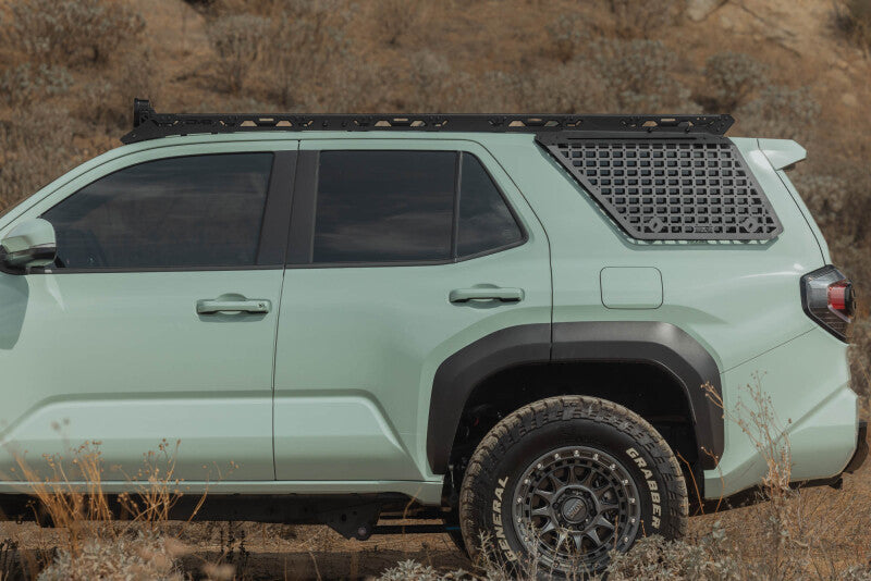 DV8 Offroad RRTF3-02EMD - DVERRTF3-02EMD - DV8 Offroad 25-26 Toyota 4Runner Exterior Window Molle for DV8 Offroad Roof Rack - Driver - Shipped in Europe - Tuningsupply.com