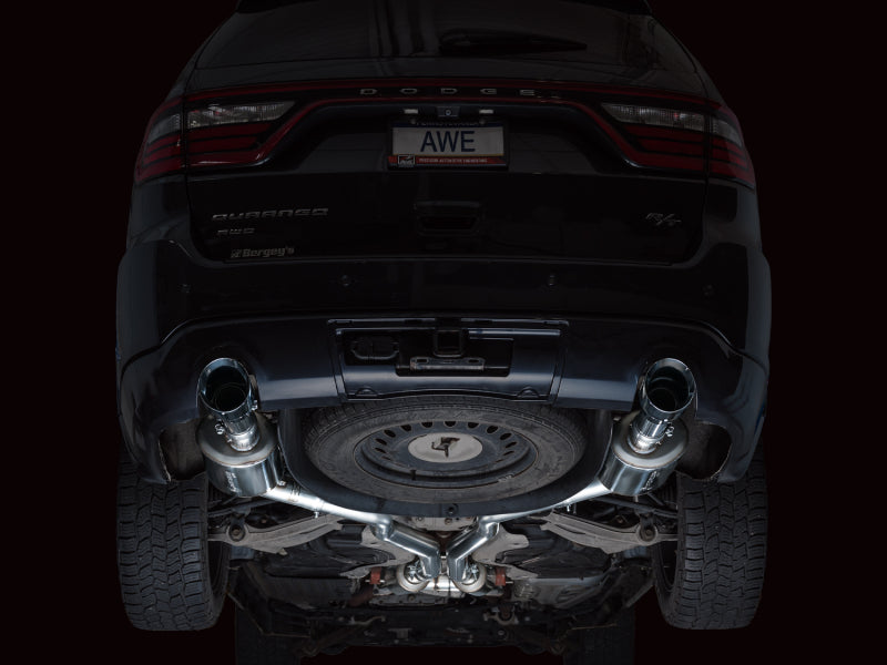 AWE Tuning 3015-32575 - AWE3015-32575 - AWE Tuning 11-24 Dodge Durango 5.7L Touring Edition Exhaust w/ Chrome Silver Tips - Shipped in Europe - Tuningsupply.com