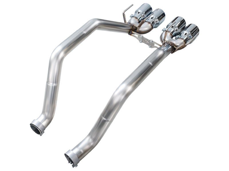 AWE Tuning 3020-42606 - AWE3020-42606 - AWE Tuning C6 Chevrolet Corvette Z06/ZR1 Track Edition Axle-Back Exhaust w/ Chrome Silver Tips - Shipped in Europe - Tuningsupply.com