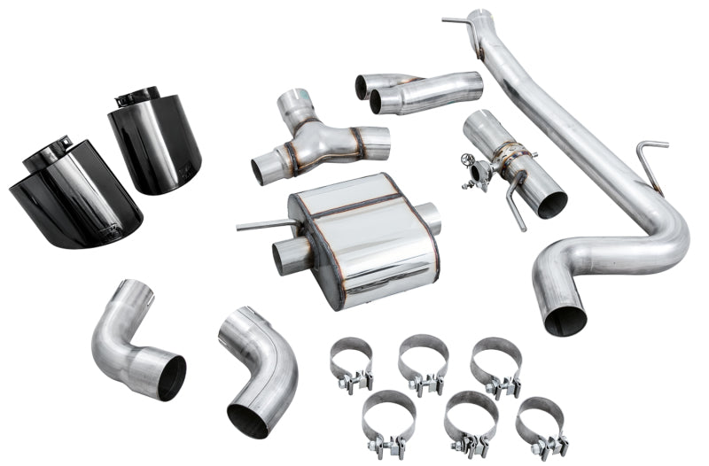 AWE Tuning 3025-33032 - AWE3025-33032 - AWE Tuning 18-19 Audi TT RS 2.5L Turbo Coupe 8S/MK3 SwitchPath Exhaust w/Diamond Black RS-Style Tips - Shipped in Europe - Tuningsupply.com