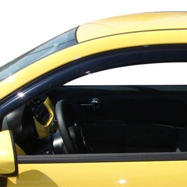AVS 92385 - AVS92385 - AVS 11-17 Fiat 500 Ventvisor Outside Mount Window Deflectors 2pc - Smoke - Shipped in Europe - Tuningsupply.com