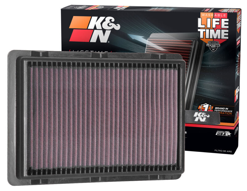 K&N Engineering 33-5046 - KNN33-5046 - K&N 2016 Hyundai Tucson L4-2.0L F/I Replacement Drop In Air Filter - Shipped in Europe - Tuningsupply.com