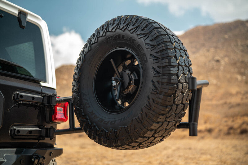 DV8 Offroad TCJL-14 - DVETCJL-14 - DV8 18-25 Jeep Wrangler JL Body Mounted Tire Carrier - Shipped in Europe - Tuningsupply.com