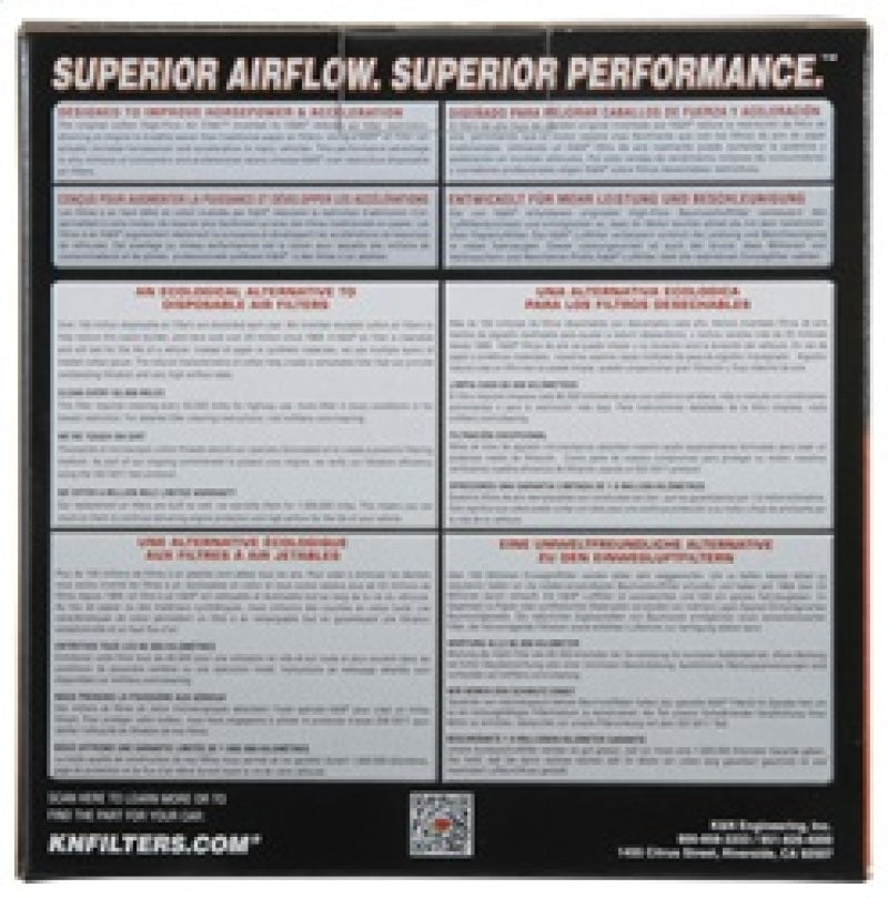 K&N Engineering E-0646 - KNNE-0646 - K&N 15-18 Audi A4 L4-1.4L 18-20 A5/RS5 2021 Q5 F/I Drop In Replacement Air Filter - Shipped in Europe - Tuningsupply.com
