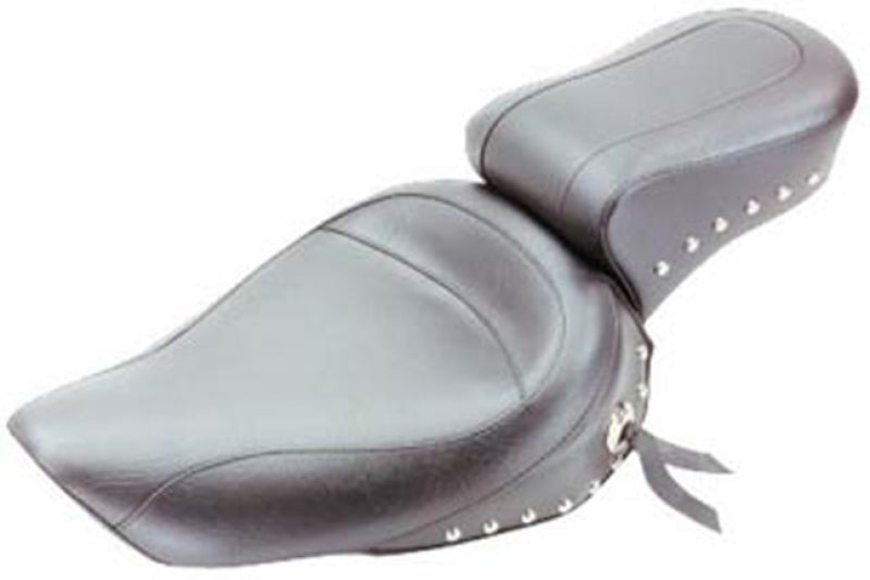 Mustang Motorcycle 75533 - MMP75533 - Mustang 91-05 Harley Dyna Standard Touring 1PC Seat w/Studs - Black - Shipped in Europe - Tuningsupply.com