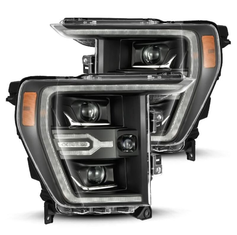 AlphaRex 880139 - ARX880139 - AlphaRex 21-22 Ford F150 Luxx-Series Projector Headlights Black w/Activ Light/Seq Signal - Shipped in Europe - Tuningsupply.com