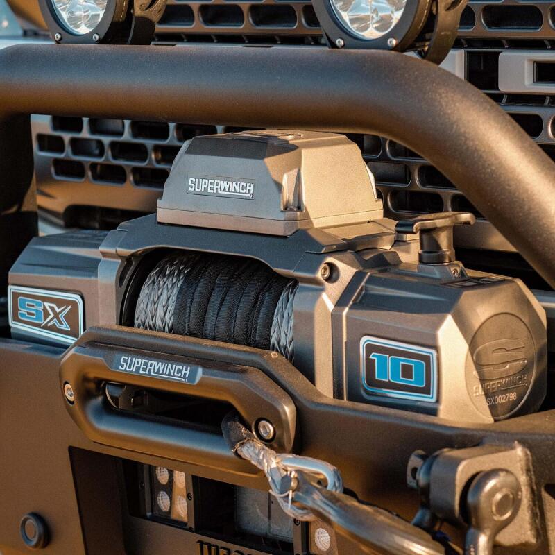 Superwinch - SUW1710201 - Superwinch 10000 LBS 12V DC 3/8in x 80ft Synthetic Rope SX 10000 Winch - Shipped in Europe - Tuningsupply.com