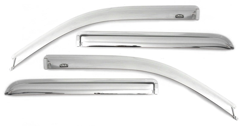 AVS 684044 - AVS684044 - AVS 99-07 Chevy Silverado 1500 Ext. Cab Ventvisor Front & Rear Window Deflectors 4pc - Chrome - Shipped in Europe - Tuningsupply.com