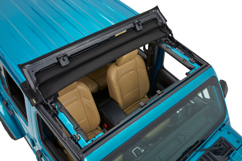 Bestop 52454-17 - BES52454-17 - Bestop 20-26 Jeep Gladiator / 18-26 Wrangler JL Sunrider For Hardtop (Premium Black Twill) - Shipped in Europe - Tuningsupply.com