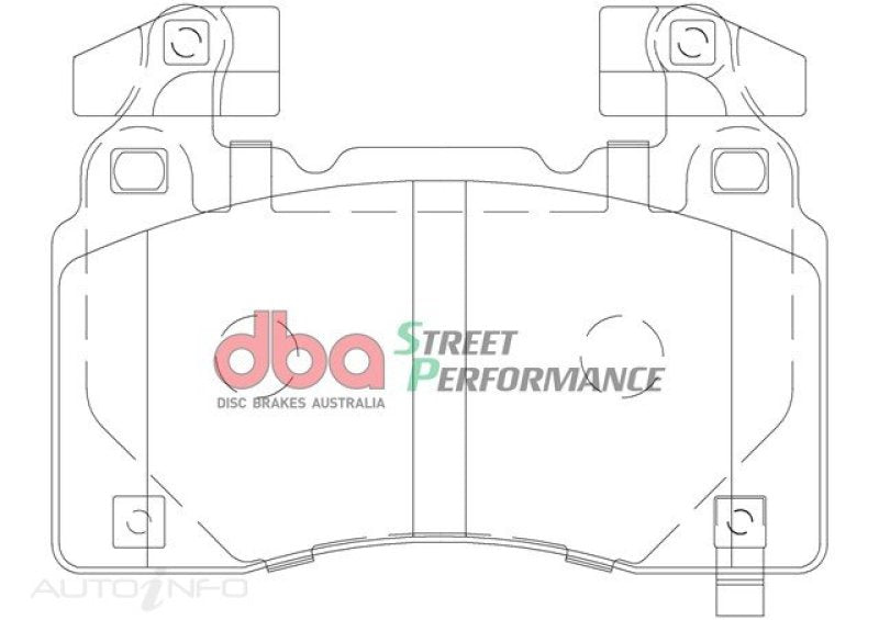 DBA DB2358ASP - DBADB2358ASP - DBA 13-17 Holden VE/VF SSV Brembo (Rectangle Weight) Front SP Performance Brake Pads - Shipped in Europe - Tuningsupply.com