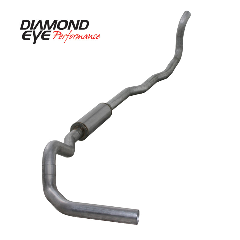 Diamond Eye Performance - DEPK4211A - Diamond Eye KIT 4in Turbo Back SGL AL: 4-WHEEL DRIVE ONLY 89-93 DODGE CUMMINS 5.9L - Shipped in Europe - Tuningsupply.com