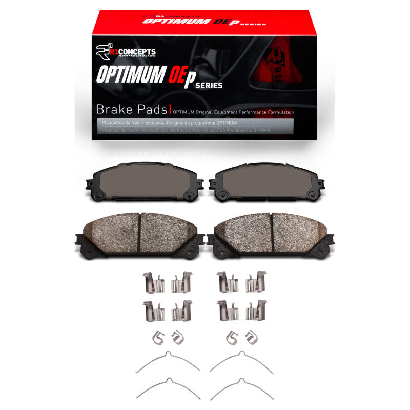 R1 Concepts 2551-1324-01 - RNC2551-1324-01 - R1 2008-2026 Lexus TX500h Front R1 Optimum OE Pads & Hardware Kit - Shipped in Europe - Tuningsupply.com