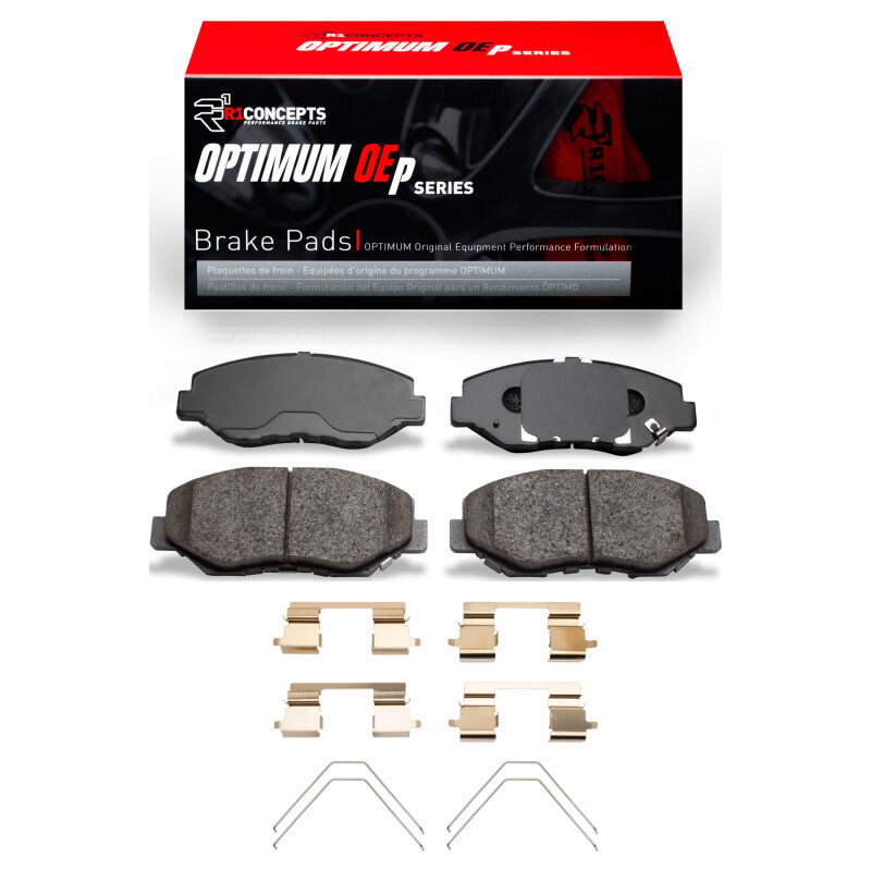R1 Concepts 2551-0914-01 - RNC2551-0914-01 - R1 2002-2021 Acura ILX Front R1 Optimum OE Pads & Hardware Kit - Shipped in Europe - Tuningsupply.com