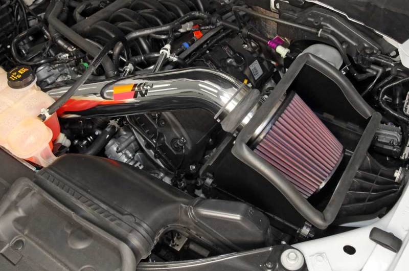K&N Engineering 77-2591KP - KNN77-2591KP - K&N 15 Ford F150 5.0L V8 F/I High Flow Performance Intake Kit - Shipped in Europe - Tuningsupply.com