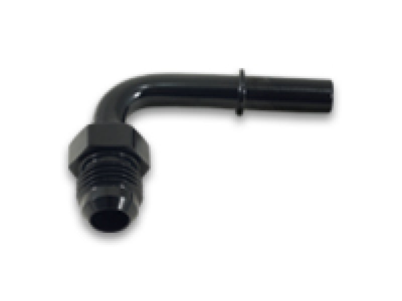 Vibrant 16877 - VIB16877 - Vibrant 90 Degree Aluminum AN to Male Quick Connect Fitting -8AN - 0.375in Barb Size - Shipped in Europe - Tuningsupply.com