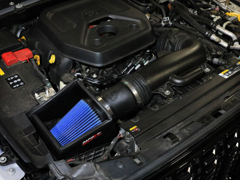 aFe 52-10021R - AFE52-10021R - aFe 24-26 Jeep Wrangler JL L4-2.0L Rapid Induction Cold Air Intake System w/ Pro 5R Filter - Shipped in Europe - Tuningsupply.com