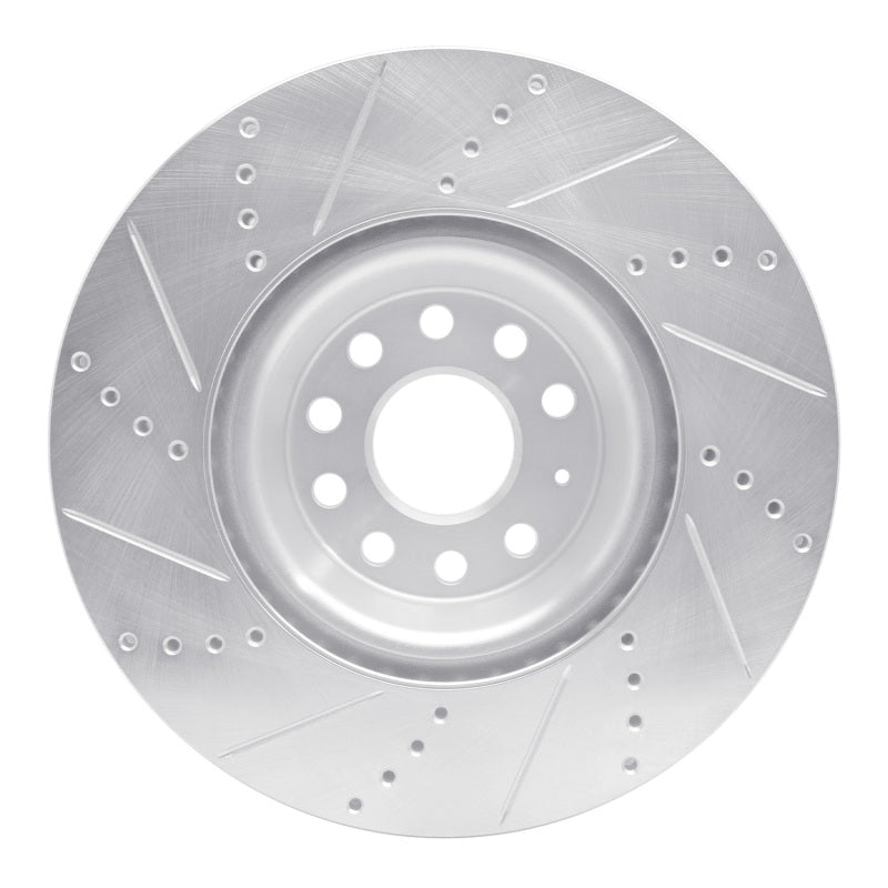 R1 Concepts 631-74034R - RNC631-74034R - R1 2012-2025 Audi TTS Quattro Front Right Drilled & Slotted Silver Brake Rotor - Shipped in Europe - Tuningsupply.com