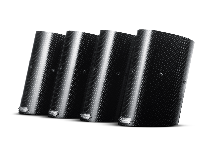 Akrapovic TP-CT/3 - AKRTP-CT/3 - Akrapovic 07-13 BMW M3 (E90/E92/E93) Tail Pipe Set (Carbon) - Shipped in Europe - Tuningsupply.com