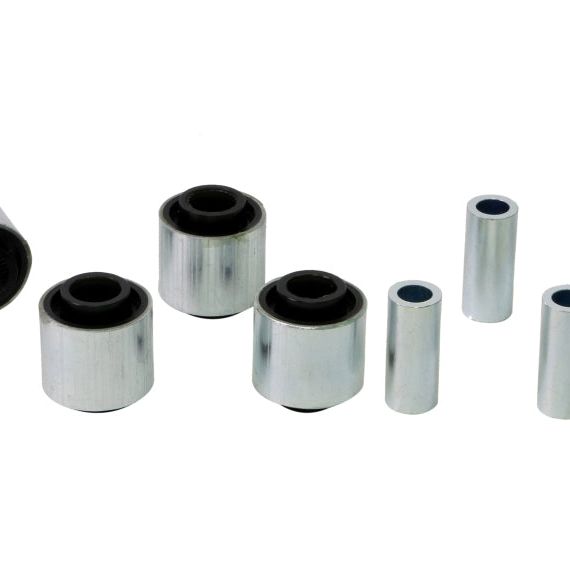 Whiteline W63393 - WHLW63393 - Whiteline Plus 9/89-8/09 Subaru Legacy Rear Control Arm Lower Front Inner & Outer Bushing Kit - Shipped in Europe - Tuningsupply.com