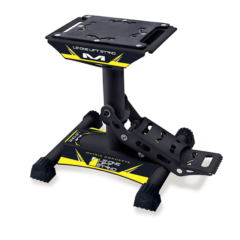 Matrix Concepts LS1-104 - MATLS1-104 - Matrix Concepts LS-One Lift Stand - Yellow - Shipped in Europe - Tuningsupply.com