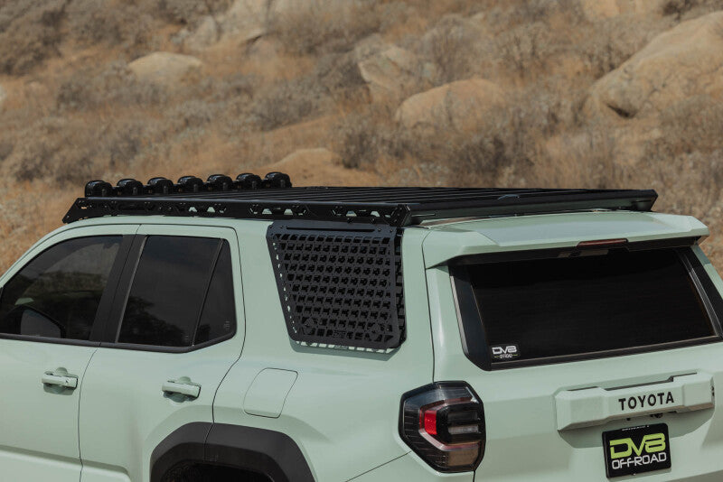 DV8 Offroad RRTF3-02EMD - DVERRTF3-02EMD - DV8 Offroad 25-26 Toyota 4Runner Exterior Window Molle for DV8 Offroad Roof Rack - Driver - Shipped in Europe - Tuningsupply.com