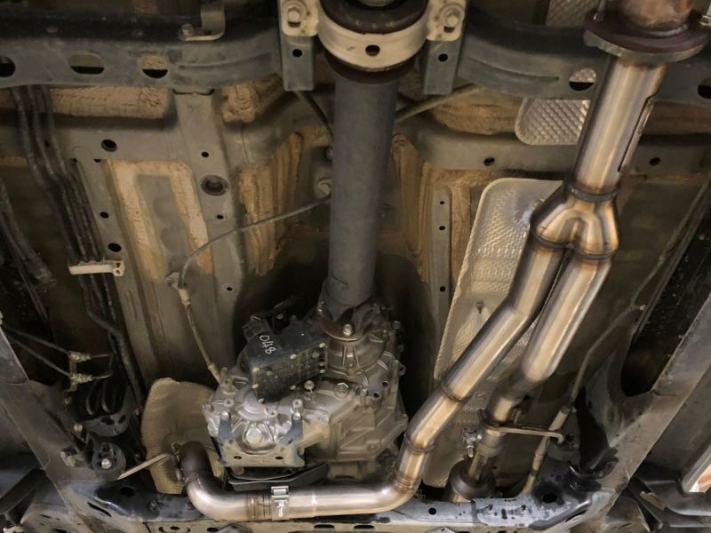 aFe 48-46013-RC - AFE48-46013-RC - aFe Power Twisted Steel Y-Pipe w/ Cat SS 16-20 Toyota Tacoma V6 3.5L (4WD Only) - Shipped in Europe - Tuningsupply.com