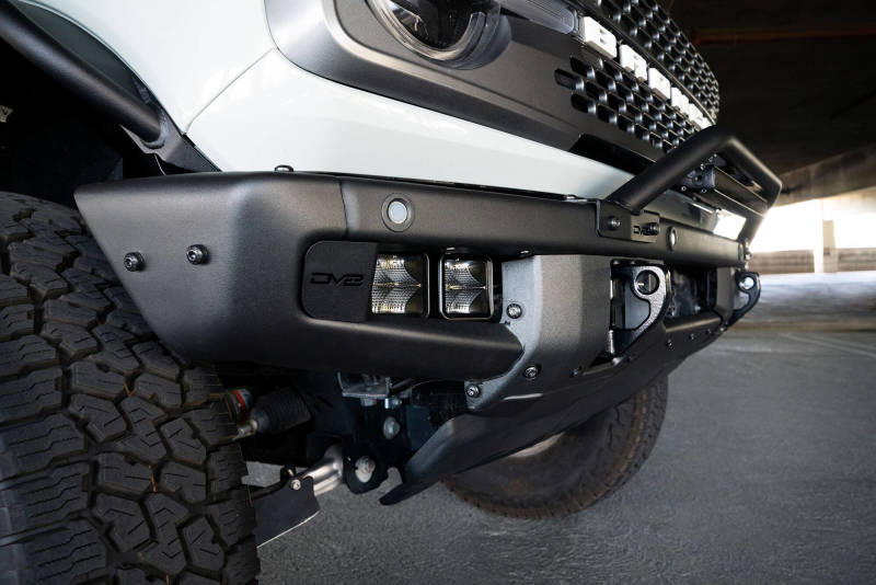 DV8 Offroad LBBR-05 - DVELBBR-05 - DV8 Offroad 21-22 Ford Bronco Factory Bumper Pocket Light Mount (Pair) 3in LED Pod Lights - Shipped in Europe - Tuningsupply.com