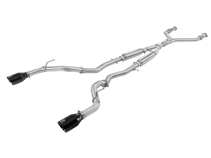 aFe 49-36132NM-B - AFE49-36132NM-B - aFe Takeda 2.5in 304 SS Cat-Back Exhaust System w/ Black Tips 16-18 Infiniti Q50 V6-3.0L (tt) - Shipped in Europe - Tuningsupply.com