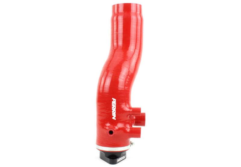 Perrin Performance PSP-INT-424RD - PERPSP-INT-424RD - PERRIN 15-21 Subaru WRX / 14-18 Forester XT Turbo Inlet Hose 3in. w/ Turbo Adapter Flange - Red - Shipped in Europe - Tuningsupply.com