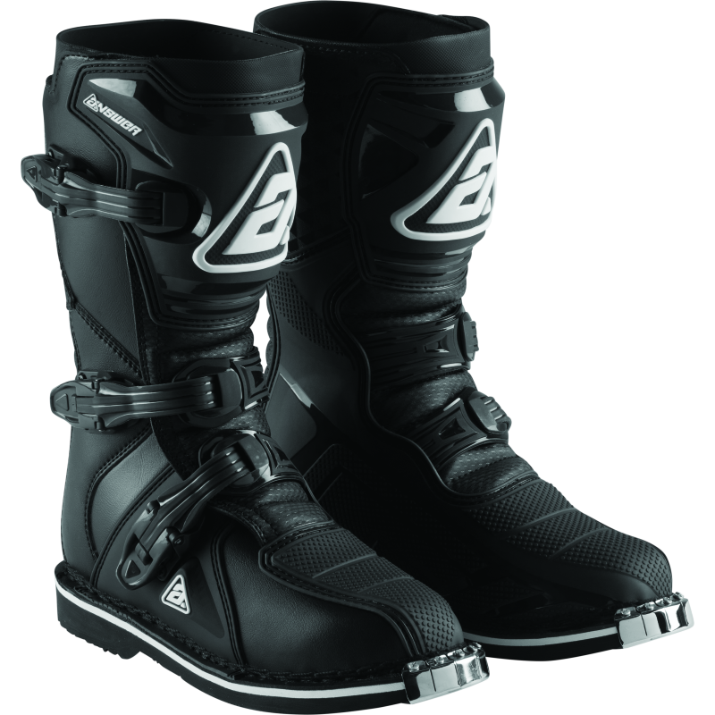 Answer 445221 - ANS445221 - Answer AR1 Boot Black Youth Size - 3 - Shipped in Europe - Tuningsupply.com